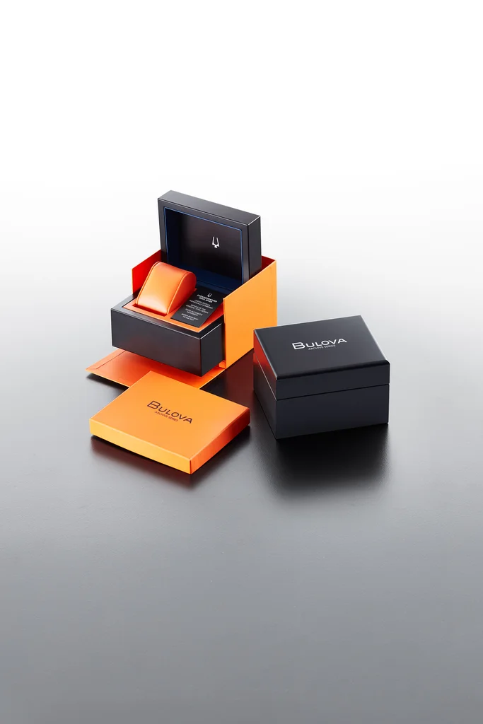 Bulova: Archive watch box produced by Casadevall Group.