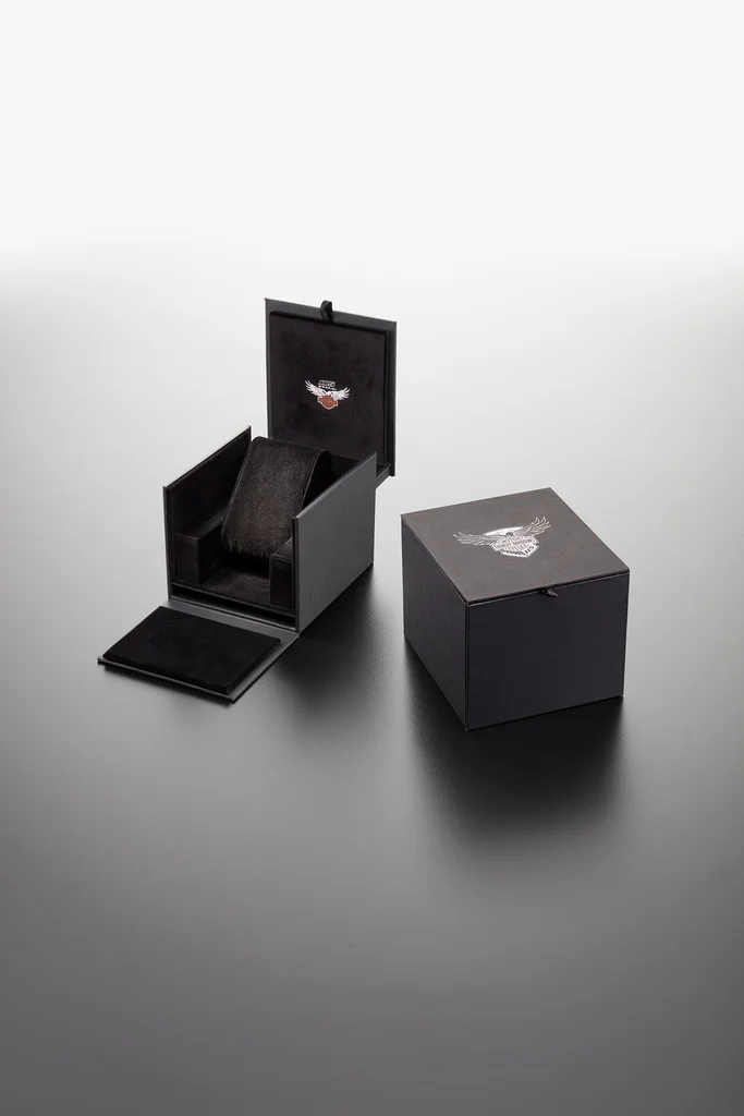 Bulova: Archive watch box produced by Casadevall Group.