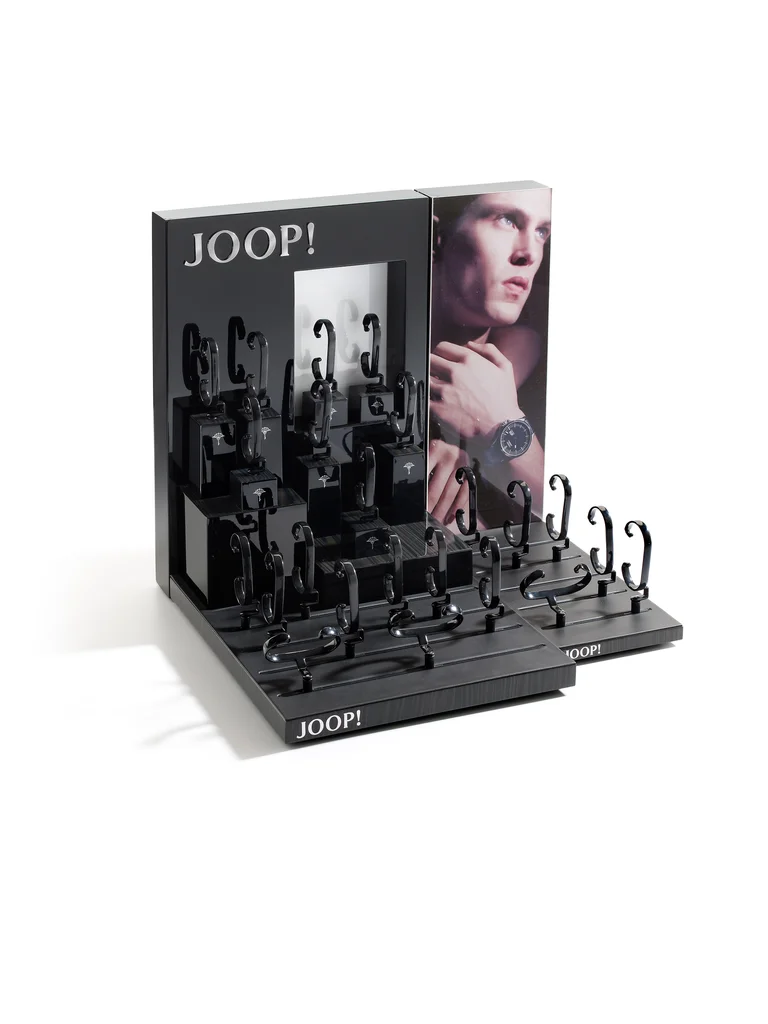 Joop: Countertop display produced by Casadevall Group.