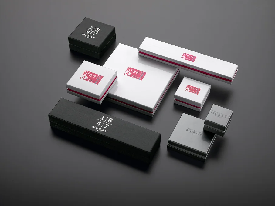 Murat Jewelry: Jewelry and bracelet packaging produced by Casadevall Group.