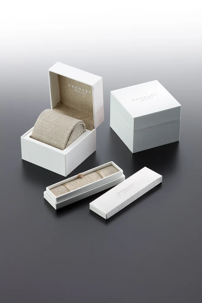 Kronaby: Minimalistic packaging produced by Casadevall Group.