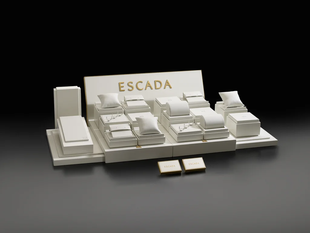Escada: display produced by Casadevall Group.